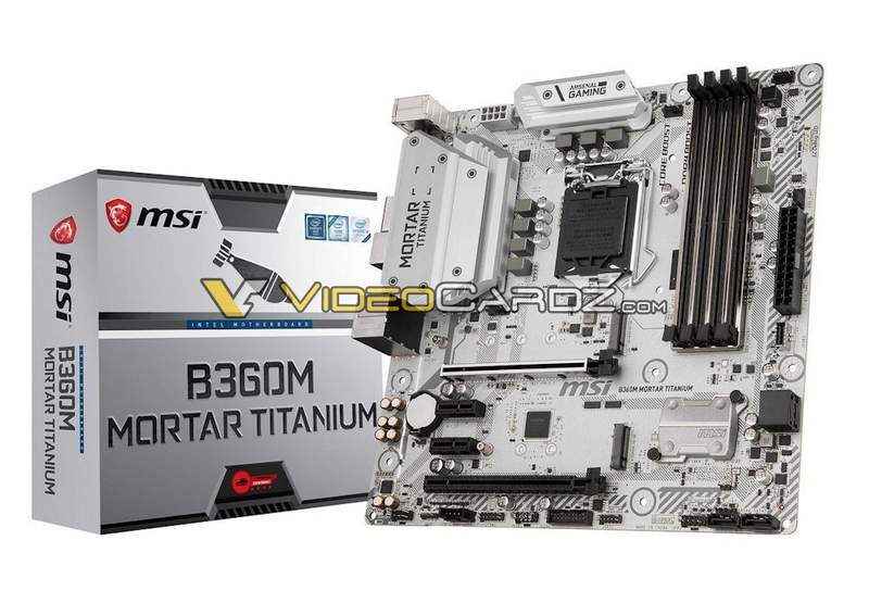 MSI H370 and B360 Chipset Motherboards Pictures Leaked