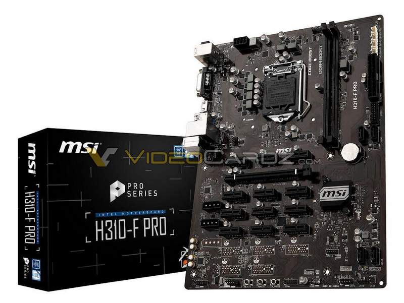 msi h310 f pro crypto mining