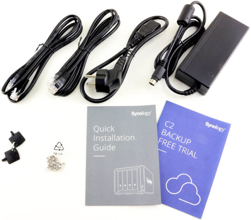 Synology DS418 Photo package accessories