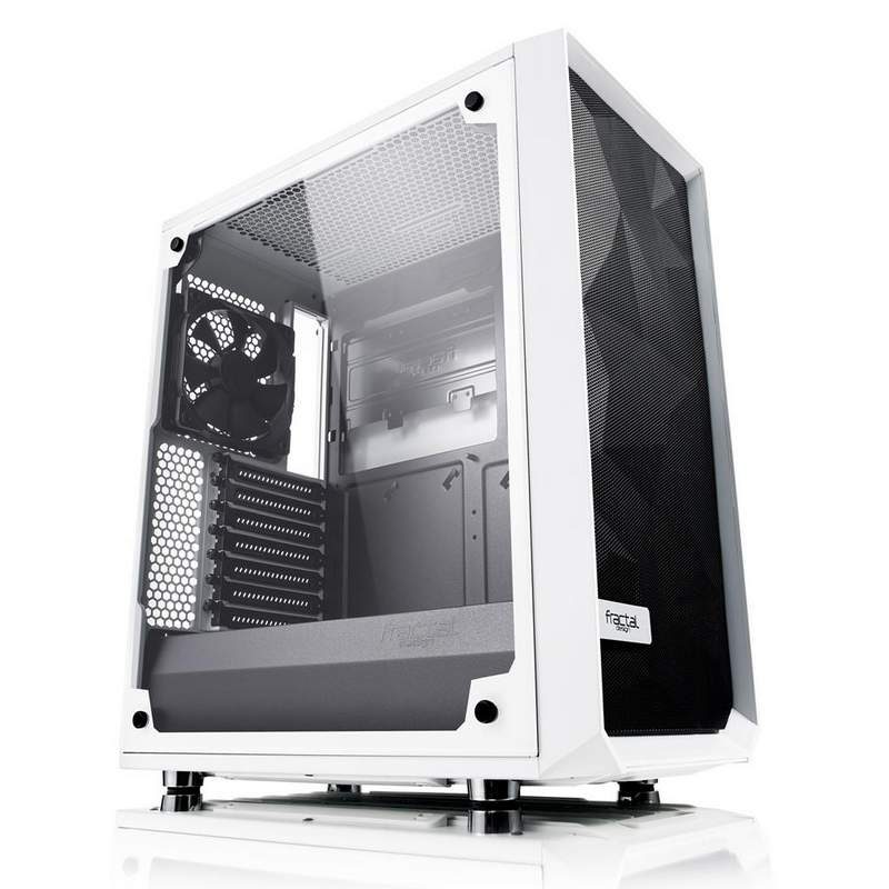 Fractal Design Meshify C TG Chassis Now Available in White 