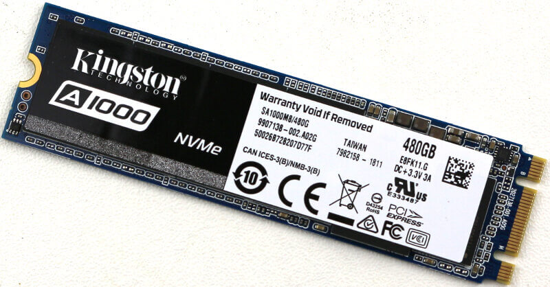 Kingston A1000 480GB NVMe SSD Review | eTeknix