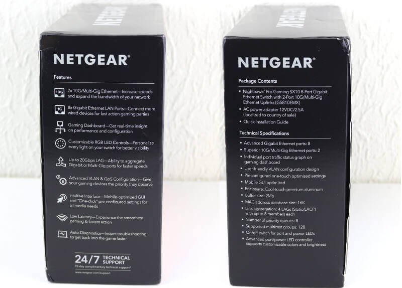 NETGEAR Nighthawk SX10 Photo box sides both