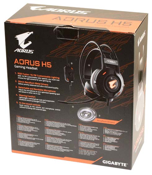 AORUS H5 RGB Stereo Gaming Headset Review | eTeknix