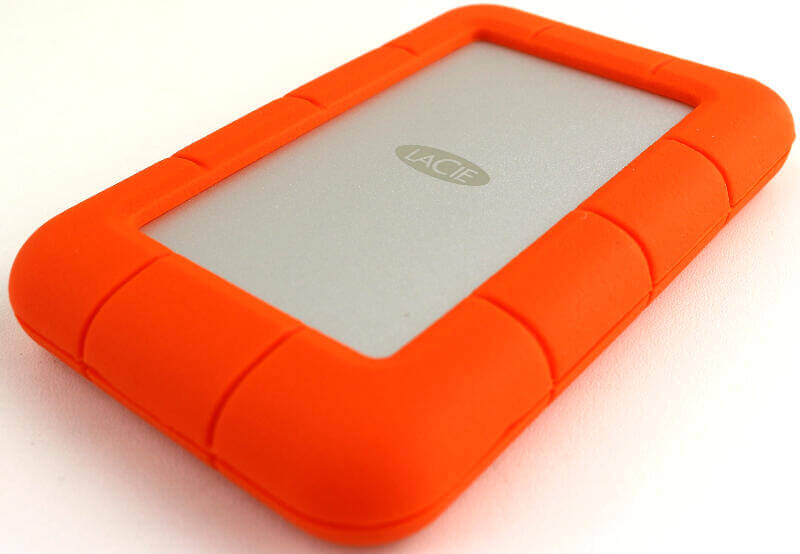 LaCie Rugged Secure Photo 45 degrees angled