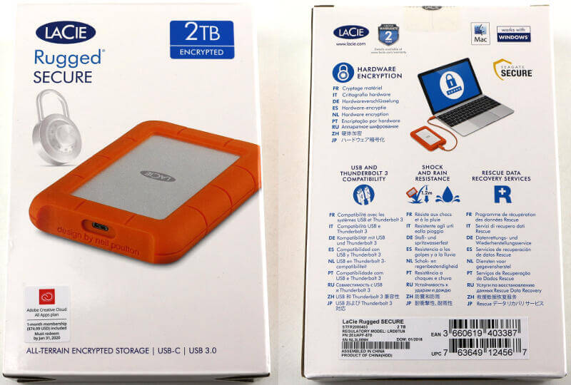 lacie backup drive encrypted