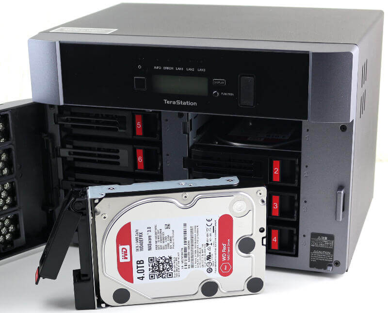 Buffalo TeraStation 5810DN Desktop NAS 32TB (4x8TB) with HDD NAS Hard  Drives Included 10GbE Bay/RAID/iSCSI/NAS/Storage Server/NAS Server/NAS  Stora