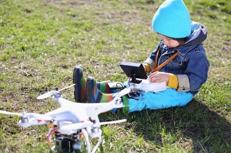 kids children drone drones