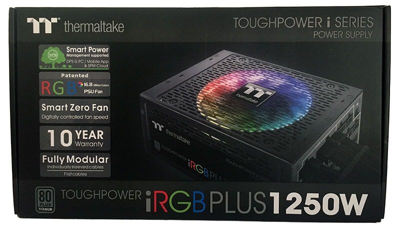 Thermaltake Toughpower iRGB Plus 1250w PSU Review | eTeknix