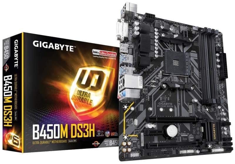 Gigabyte Readies B450M-DS3H Motherboard for Launch