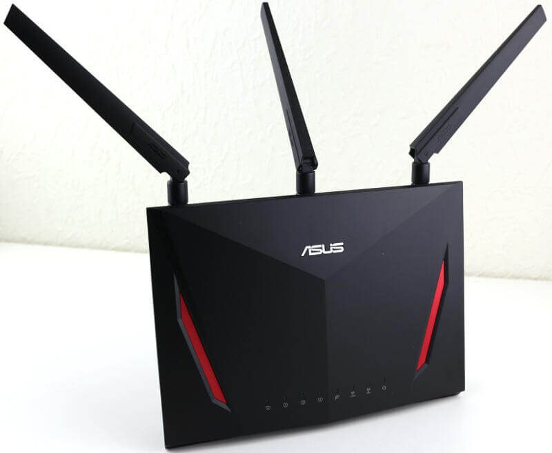 ASUS RT-AC86U AC2900 Photo view front angle