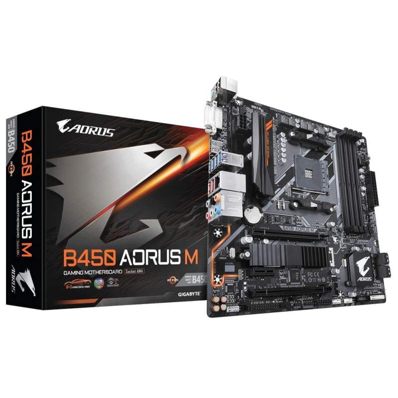 Gigabyte Introduces Three AORUS B450-Chipset Motherboards