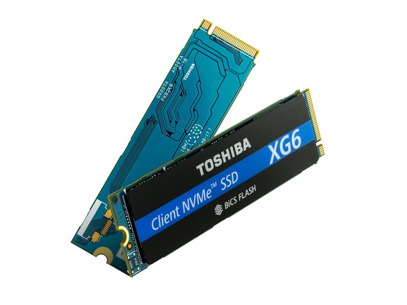 Toshiba Launches the XG6 SSD with 96-Layer 3D TLC NAND