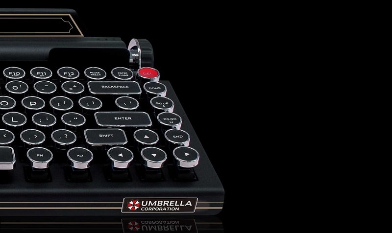 resident evil 2 typewriter keyboard