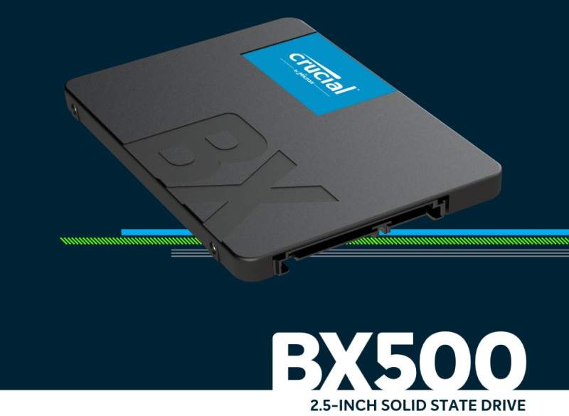Crucial's New 480GB BX500 SATA SSD Only Costs $90 USD