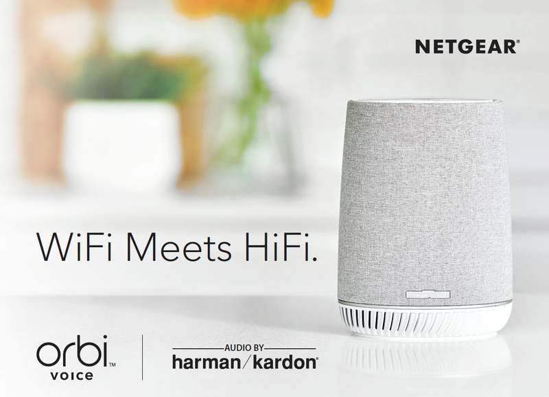 Netgear's Orbi Voice is a WiFi Mesh Device and Smart Speaker