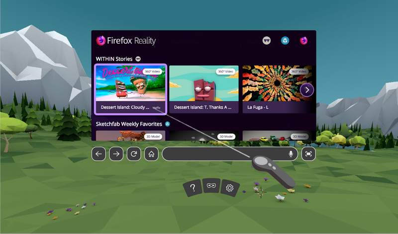 Mozilla Launches "Firefox Reality" VR Web Browser