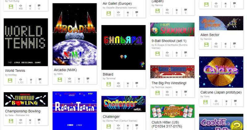 Internet Archive Adds 1,100 Arcade Games to Online Museum