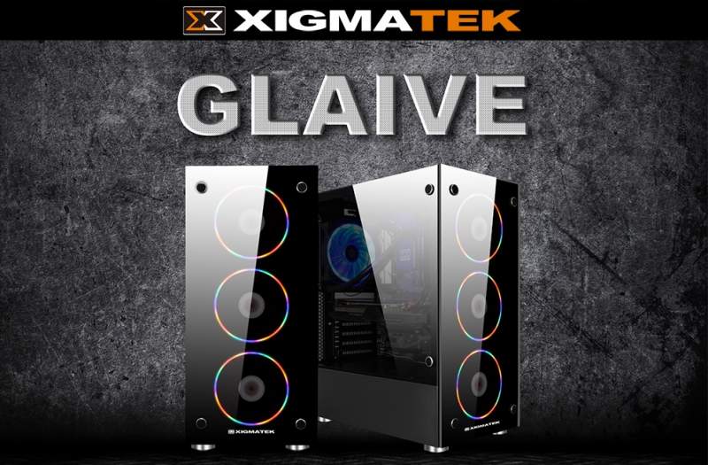 Xigmatek Launches Glaive Tempered-Glass Mid-Tower Case