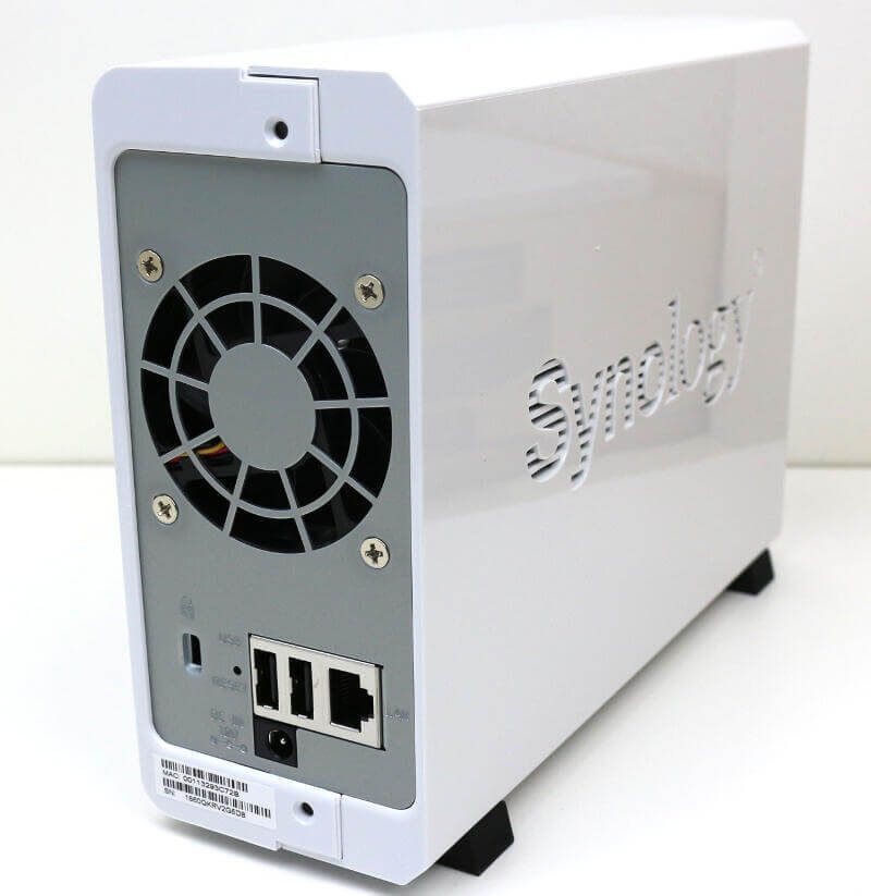 Synology DS119j Photo view rear angle
