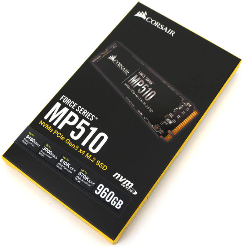 Corsair Force MP510 960GB NVMe M.2 SSD Review | eTeknix