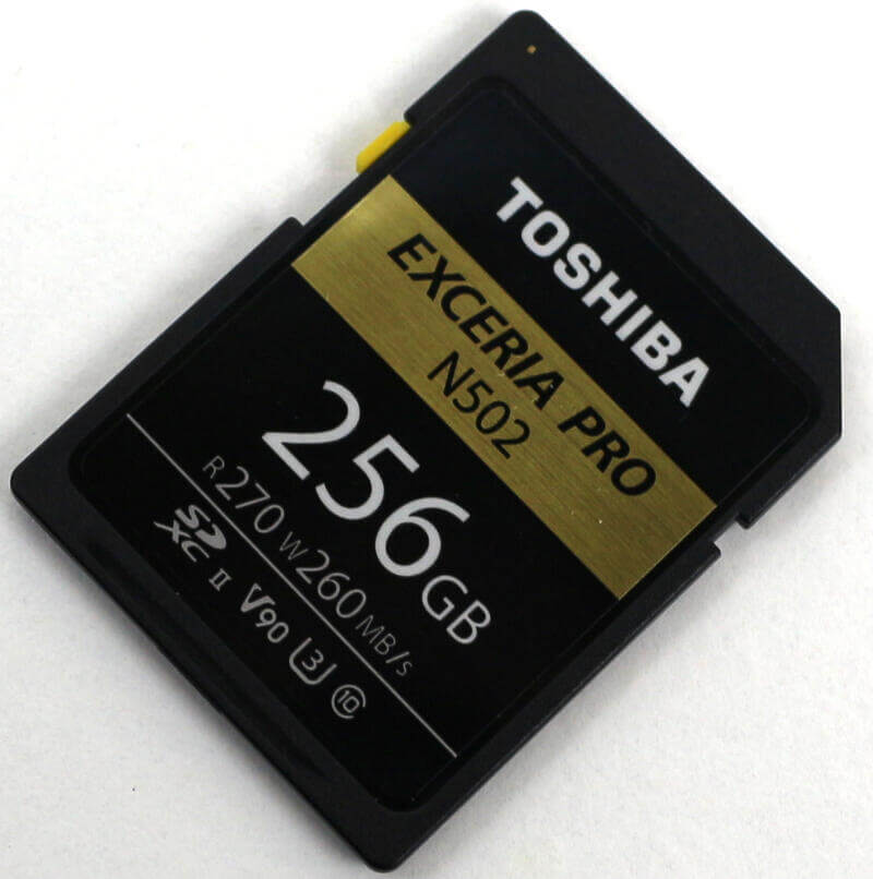 Toshiba EXCERIA PRO N502 256GB V90 SDXC Card Review | eTeknix