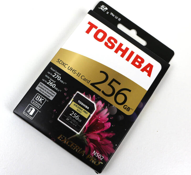 Toshiba EXCERIA PRO N502 256GB Photo 6 box front