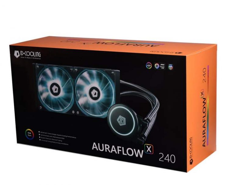 Id Cooling Announces New Auraflow X 240 Rgb Aio Cooler Eteknix