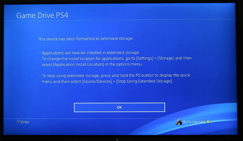 format wd external hard drive for ps4