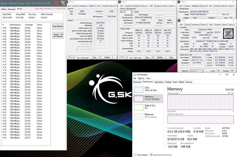 G.SKILL DDR4-4266MHz CL18 64GB RGB Kits Announced