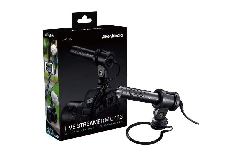 AVERMedia Live Streamer MIC 133 Microphone Now Available