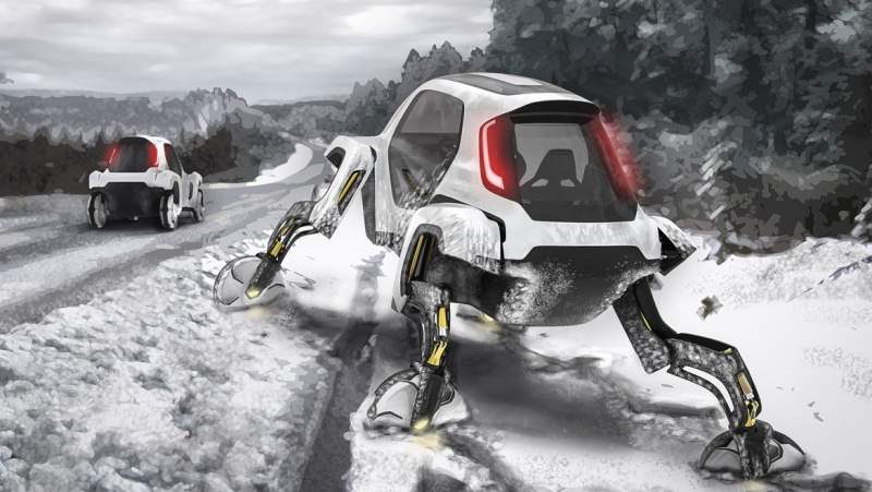 Hyundai Shows off "Project Elevate" Walking Car Concept