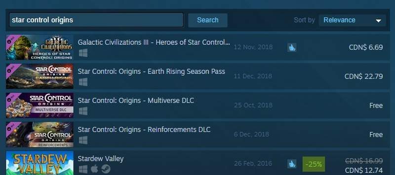 Star Control Origins Pulled from Steam Due to DMCA Notice