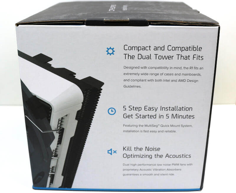 CRYORIG R1 Universal on SP3 Photo box side