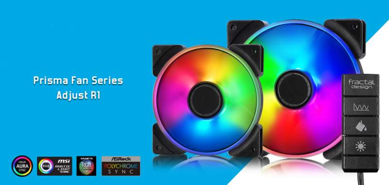 Fractal Design Launches the Prisma RGB Fan Series | eTeknix