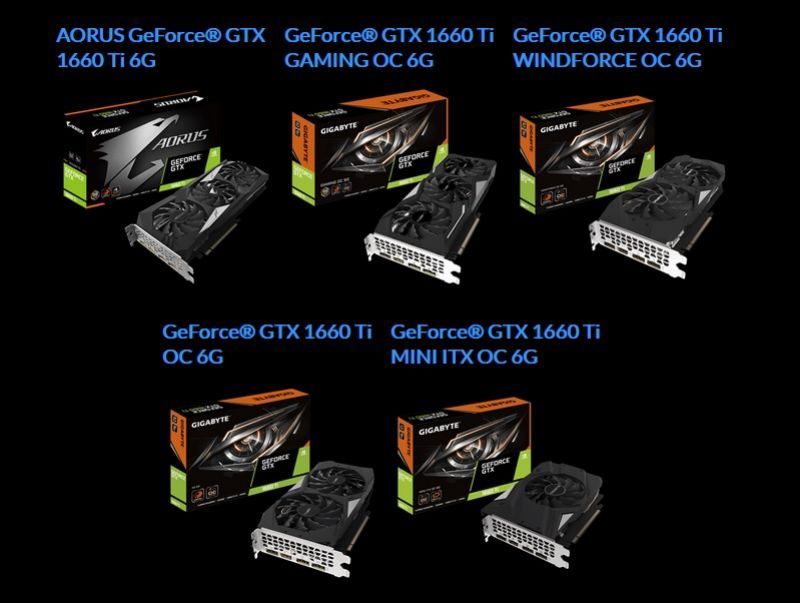 Gigabyte Offers Different GeForce GTX 1660 Options | eTeknix