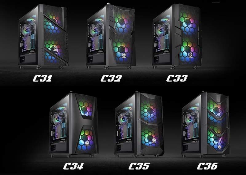 Thermaltake Announces the Commander C TG ARGB Chassis Series 