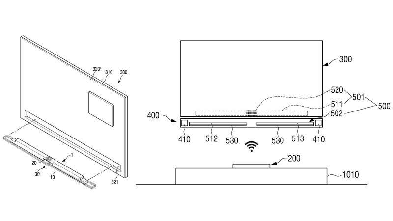 New Patent Reveals Samsung's Completely Wireless TV Design