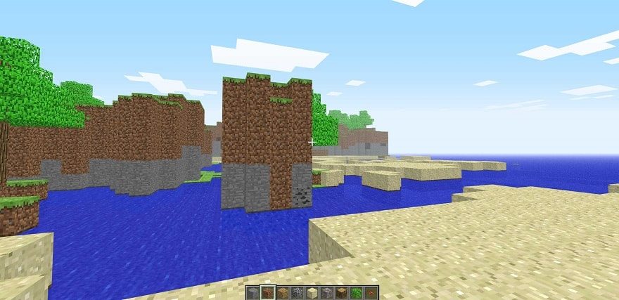 Minecraft Classic in a browser version for free
