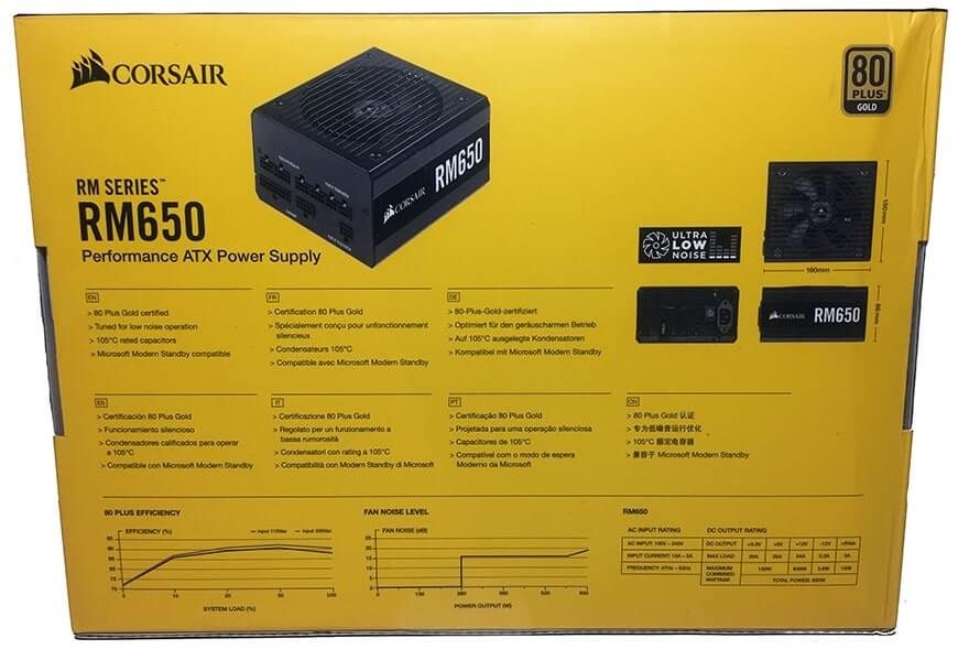 Corsair Rm Series Rm650 Power Supply Review Eteknix