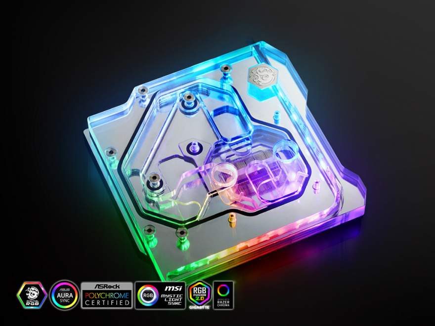 Bitspower Unveils RGB Monoblock for ASUS ROG Maximus XI Series