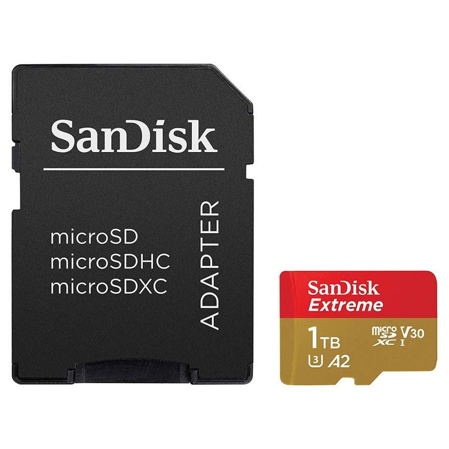 SanDisk's Extreme 1TB microSD Card is Now Available
