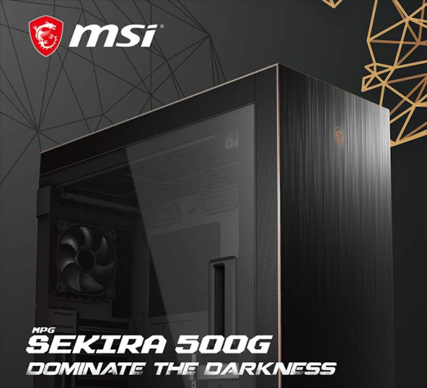 MSI Unveils MPG Sekira 500 Series Gaming Chassis