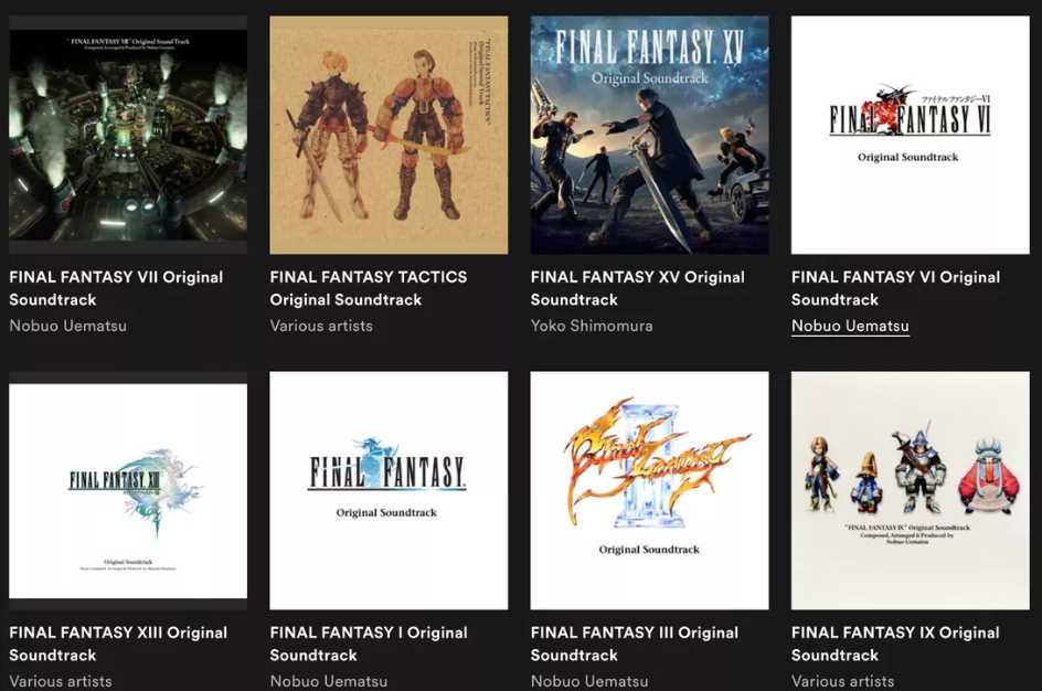 Final Fantasy Soundtracks Now Available on Apple & Spotify | eTeknix