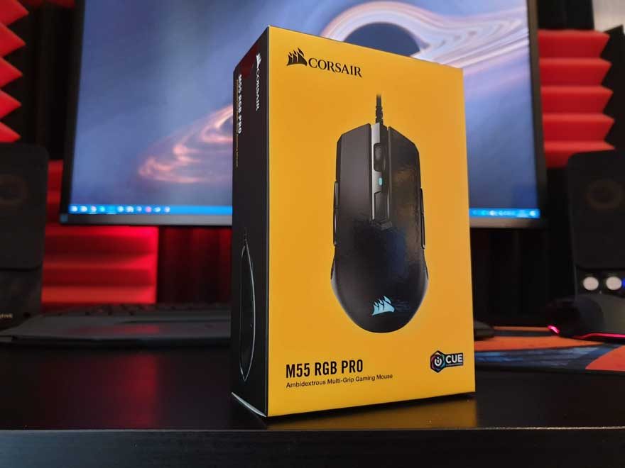 Corsair M55 RGB Pro Ambidextrous Gaming Mouse Review