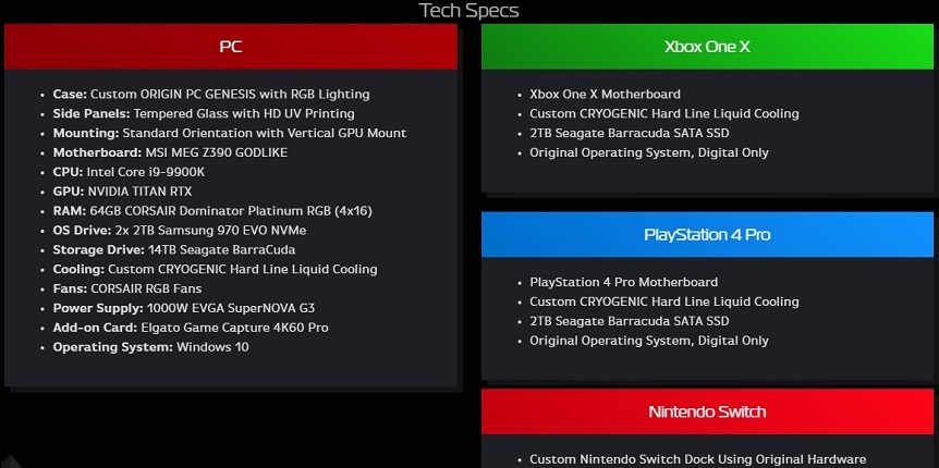 origin pc xbox ps4 switch price