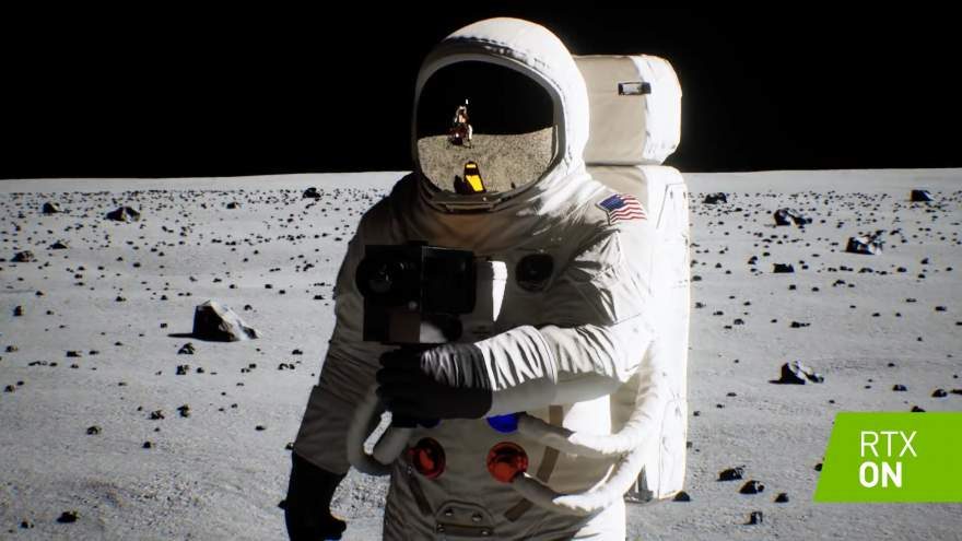 NVIDIA Recreates Apollo 11 Moon Landing with RTX Tech
