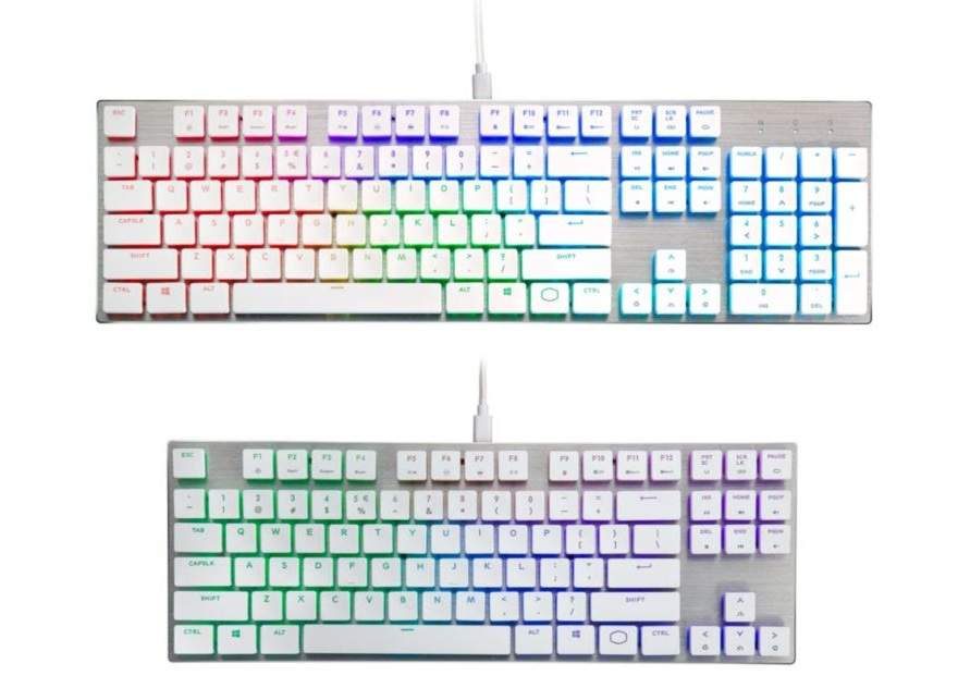 Cooler Master Announces White Limited Edition SK-Series Keyboards