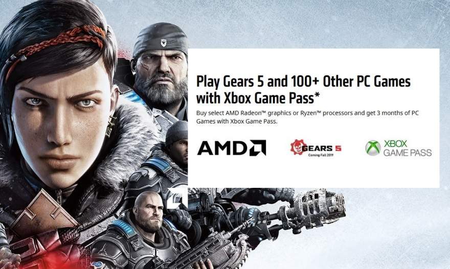 AMD Bundles 3-Month Xbox Game Pass with CPU or GPU Purchase