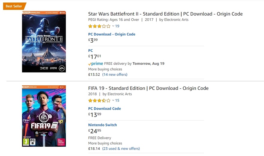 battlefront 2 nintendo switch amazon