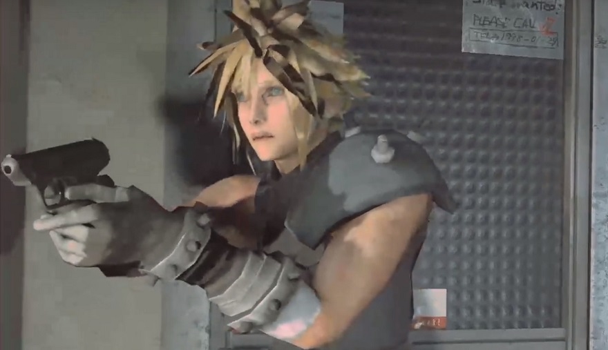 Resident Evil 2 Remake Cloud Strife mod mixes RE and FF7